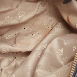 Pre Owned Michael Kors Navy Blue Saffiano Leather Mini Sandrine Satchel