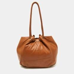 MICHAEL Michael Kors Tan Leather Tassel Hobo