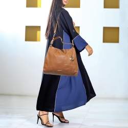 Pre Owned Michael Kors Brown Leather Sienna Hobo