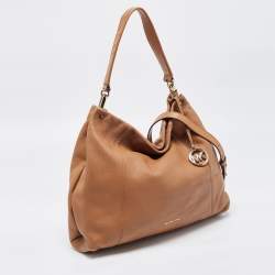 Pre Owned Michael Kors Brown Leather Sienna Hobo