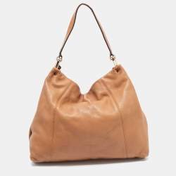 Pre Owned Michael Kors Brown Leather Sienna Hobo