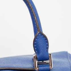 Pre Owned Michael Kors Dark Blue Leather Medium Ciara Satchel