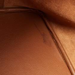 مملوكة مسبقًا حقيبة مايكل كورس دلو جلد بنية اللون