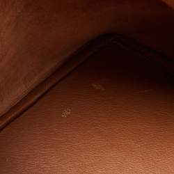 مملوكة مسبقًا حقيبة مايكل كورس دلو جلد بنية اللون