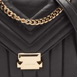 مملوكة مسبقًا Michael Kors Black Quilted Leather Whitney Shoulder Bag