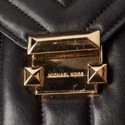 مملوكة مسبقًا Michael Kors Black Quilted Leather Whitney Shoulder Bag