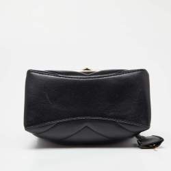 Pre Owned Michael Kors Black Quilted Leather Small Cece Shoulder Bag