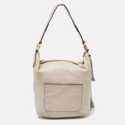 MICHAEL Michael Kors Beige Leather Hobo