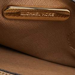 Pre Owned Michael Kors Blue Leather Small Mercer Tote