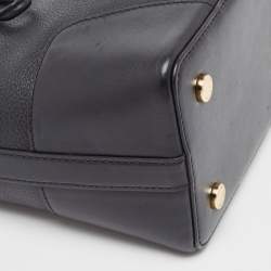 Pre Owned Michael Kors Black Leather Nicole Bucket Bag