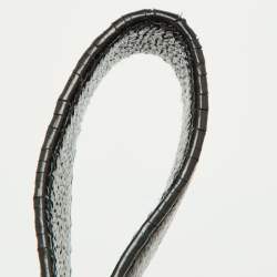 Michael Kors Black Patent Leather Fulton Hobo