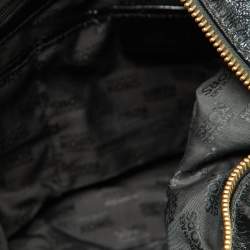 Michael Kors Black Patent Leather Fulton Hobo
