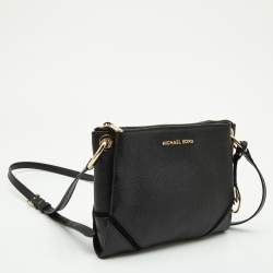 Pre Owned Michael Kors Black Leather Nicole Crossbody Bag