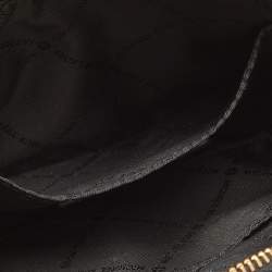 Pre Owned Michael Kors Black Leather Nicole Crossbody Bag