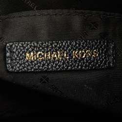 Pre Owned Michael Kors Black Leather Nicole Crossbody Bag