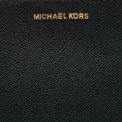 Pre Owned Michael Kors Black Leather Nicole Crossbody Bag