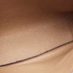 Pre Owned Michael Kors Pink/Cream Leather Mercer Satchel