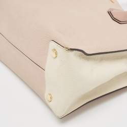 Pre Owned Michael Kors Pink/Cream Leather Mercer Satchel