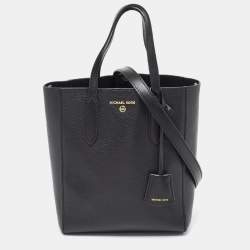 Pre Owned Michael Kors Black Leather Sinclair Tote