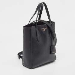 Pre Owned Michael Kors Black Leather Sinclair Tote