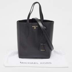 Pre Owned Michael Kors Black Leather Sinclair Tote