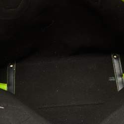 Pre Owned Michael Kors Multicolour Canvas and Leather Shopper Tote