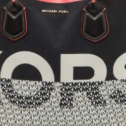 مملوكة مسبقًا Michael Kors Multicolour Canvas and Leather Shopper Tote