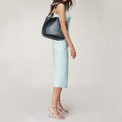 Pre Owned MICHAEL Michael Kors Black Leather Hobo