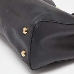 MICHAEL Michael Kors Black Saffiano Leather Medium Cynthia Tote