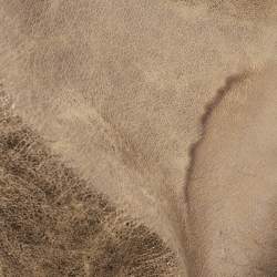 Pre Owned MICHAEL Michael Kors Gold Leather Jet Set East West Tote