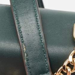 Michael Kors Green Emerald Leather Whitney Shoulder Bag
