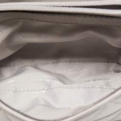 مملوكة مسبقًا Michael Kors Grey Quilted Leather Small Sloan Studded Chain Shoulder Bag