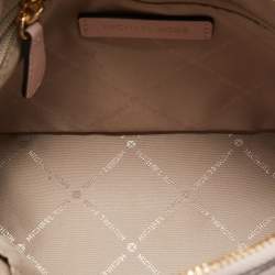 Pre Owned Michael Kors Pink Leather Emmy Crossbody Bag
