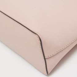 Pre Owned Michael Kors Pink Leather Emmy Crossbody Bag