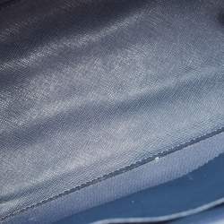 مملوكة مسبقًا Michael Kors Dark Blue Saffiano Leather Small Jet Set Travel Tote