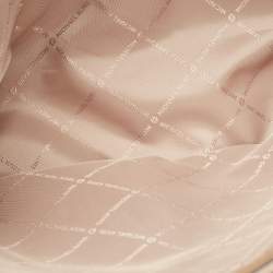 Pre Owned Michael Kors Beige Leather Large East West Walsh Shopper Tote