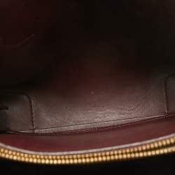 Michael Kors Red/Burgundy Leather Small Mercer Tote