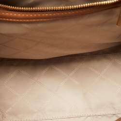 Pre Owned Michael Kors Brown Leather Medium Carmen Tote