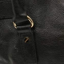 مملوكة مسبقًا MICHAEL Michael Kors Black Saffiano Leather Hamilton East West Tote