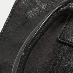 مملوكة مسبقًا MICHAEL Michael Kors Black Saffiano Leather Hamilton East West Tote