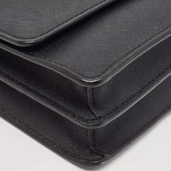 Pre Owned Michael Kors Black Leather Daniela Crossbody Bag