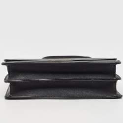 Pre Owned Michael Kors Black Leather Daniela Crossbody Bag