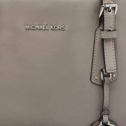 Michael Kors Grey Leather Medium Voyager Tote