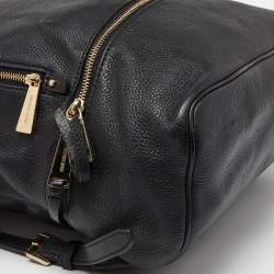 مملوكة مسبقًا Michael Kors Black Leather Rhea Backpack