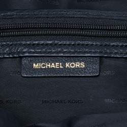 مملوكة مسبقًا Michael Kors Black Leather Rhea Backpack