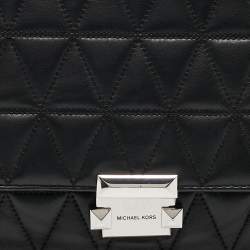 Michael Kors Black Quilted Leather Large Sloan Shoulder Bag