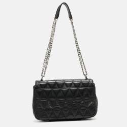 Michael Kors Black Quilted Leather Large Sloan Shoulder Bag