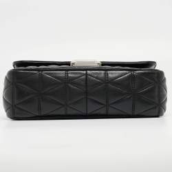 Michael Kors Black Quilted Leather Large Sloan Shoulder Bag