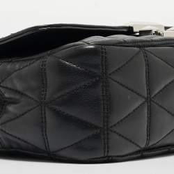 Michael Kors Black Quilted Leather Large Sloan Shoulder Bag