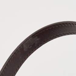 Pre Owned Michael Kors Dark Brown Leather and Nubuck Collection Gia Satchel